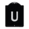 Signmission Sign with Letter U Heavy-Gauge Aluminum Architectural Sign, 24" x 18", BS-1824-22924 A-DES-BS-1824-22924 - alternate 1